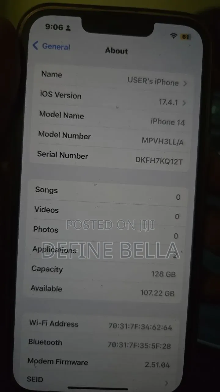 Apple iPhone 14 128 GB