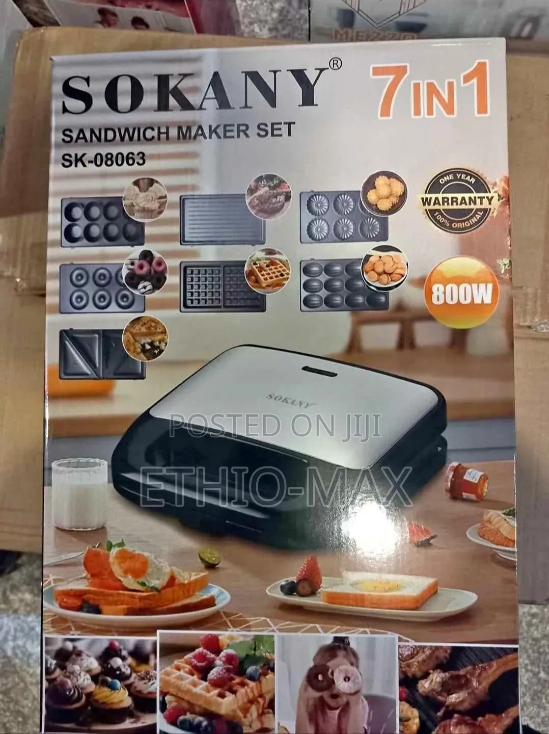 Sokany Waffle Maker 7 in 1
