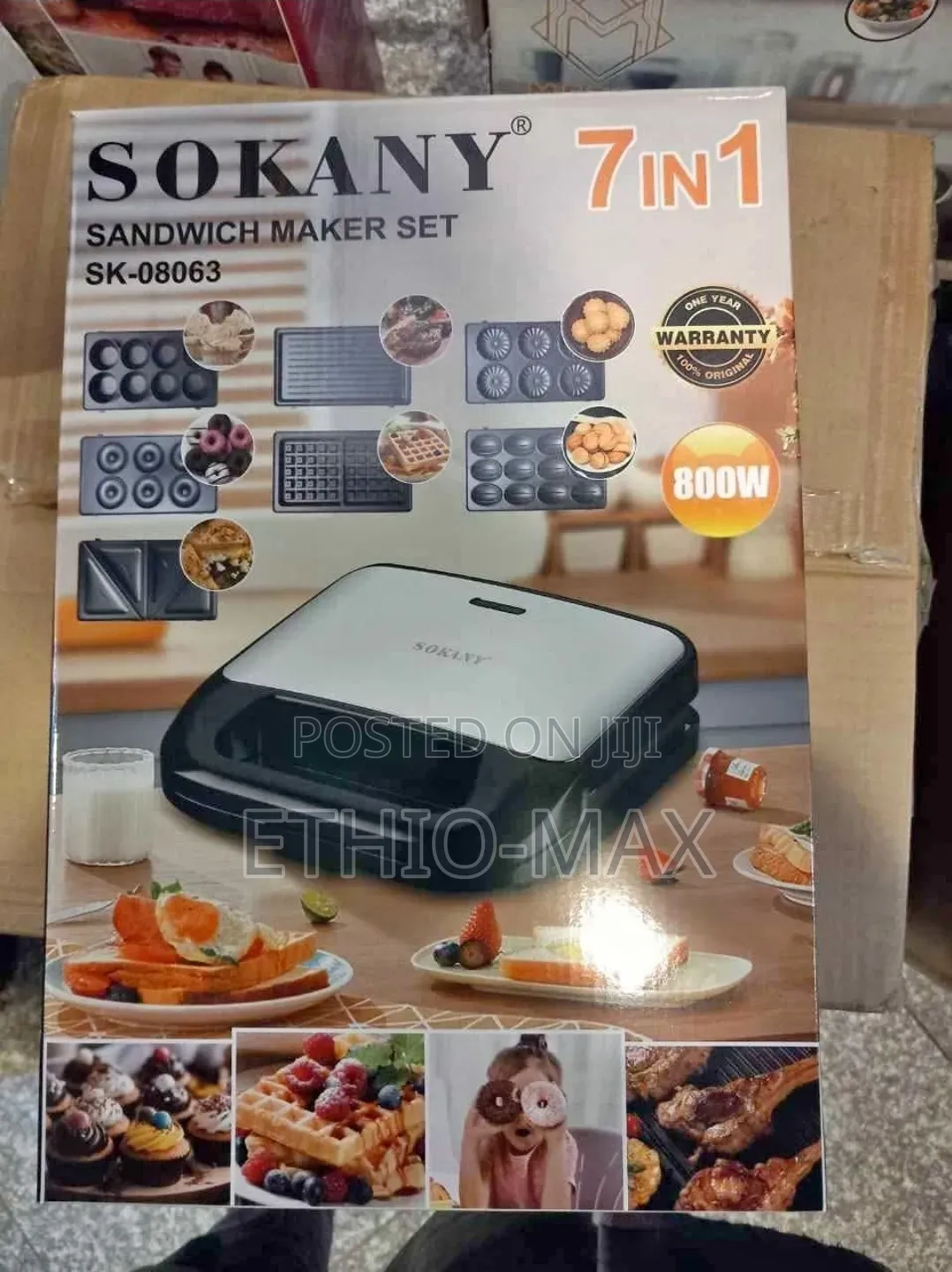 Sokany Waffle Maker 7 in 1