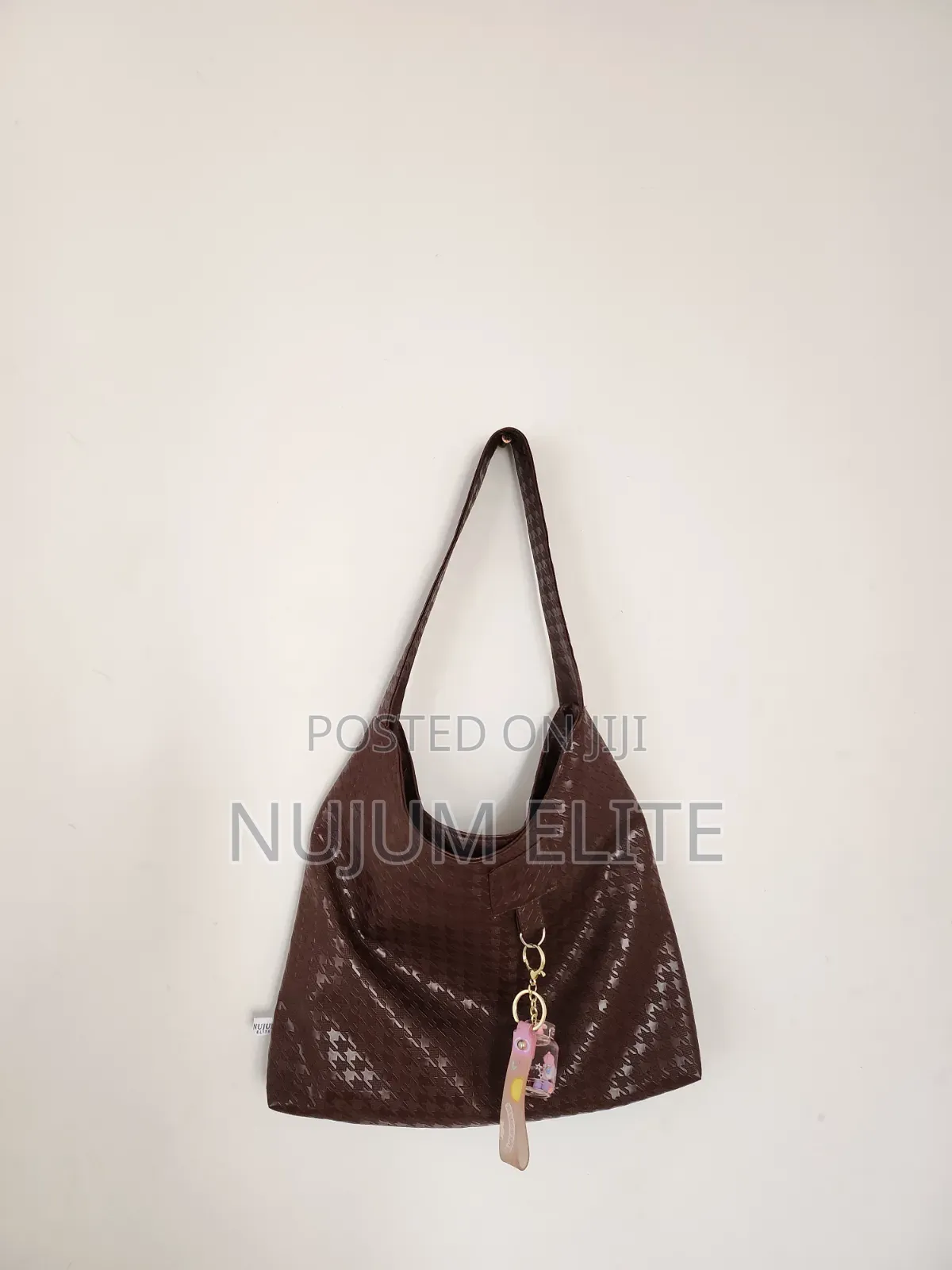 Coffee Color Hobo Shoulder Bag