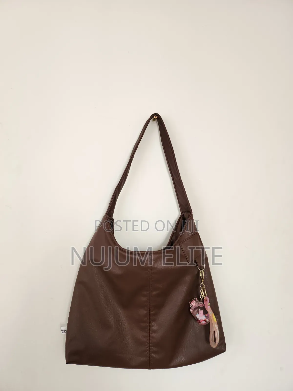Coffee Color Hobo Shoulder Bag
