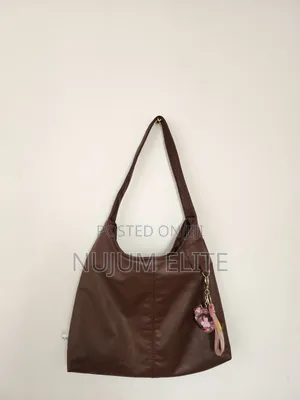 Coffee Color Hobo Shoulder Bag