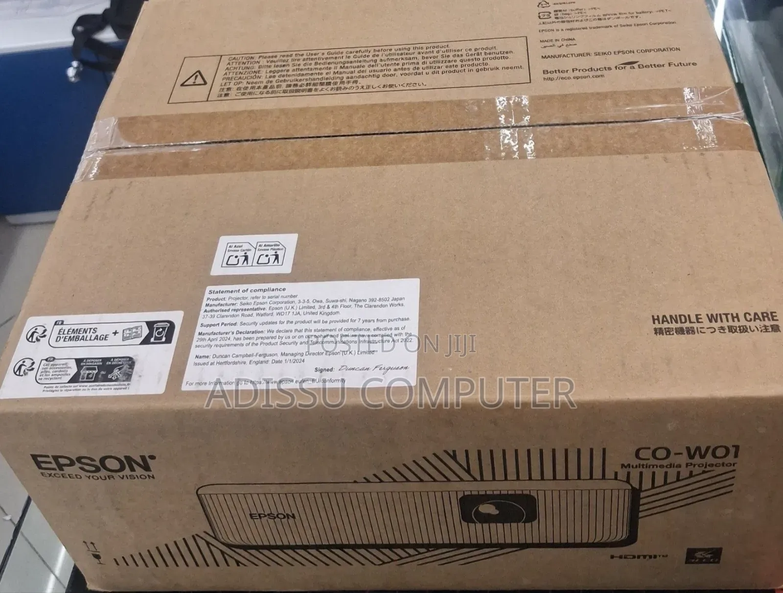Brand New Packed With Cartoon Epson Projector