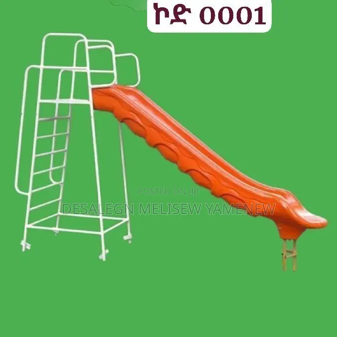 Single Slide Play Ground Equipment