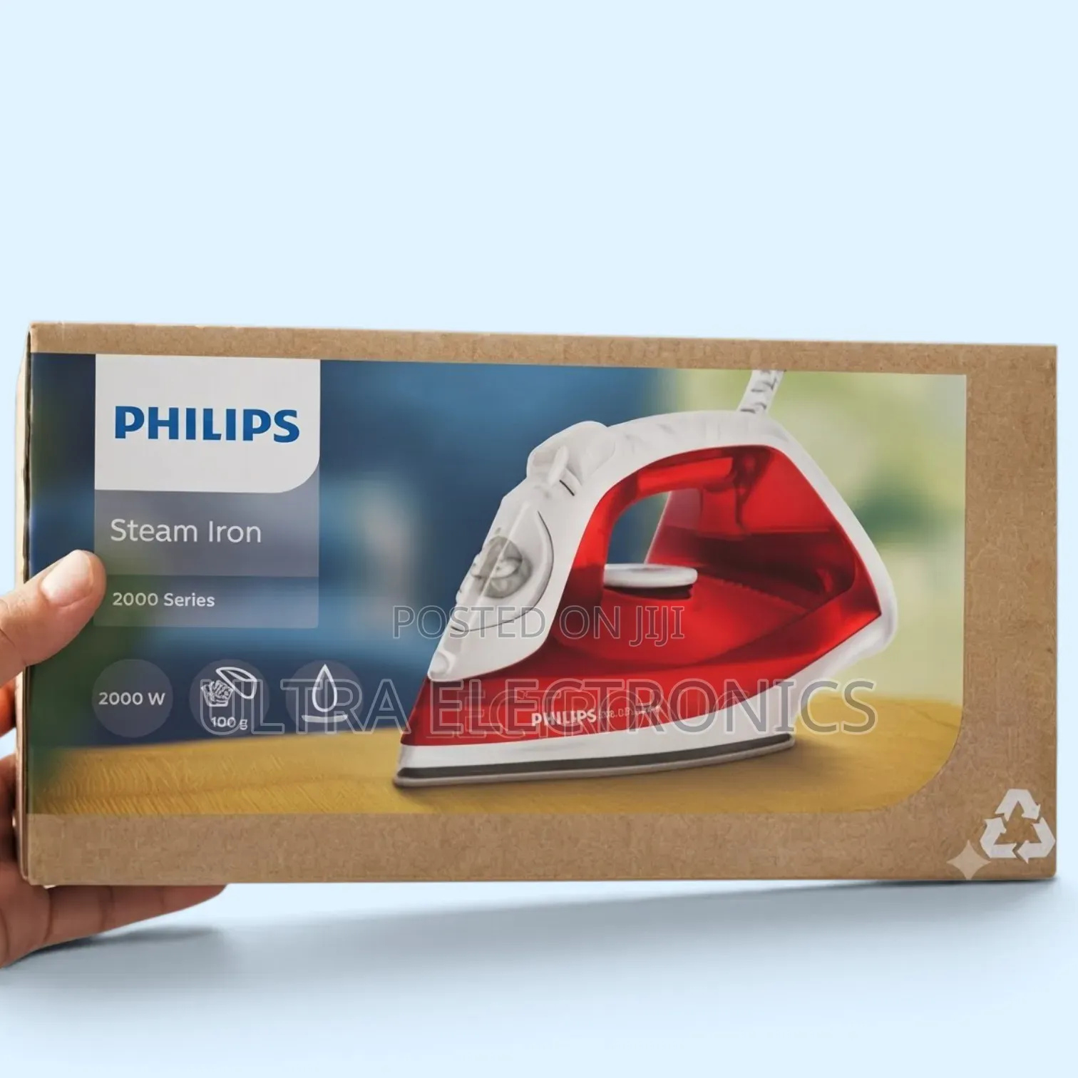 PHILIPS Steam Iron 2000W – 2000 Series | Anti-Calc | 100g Steam
