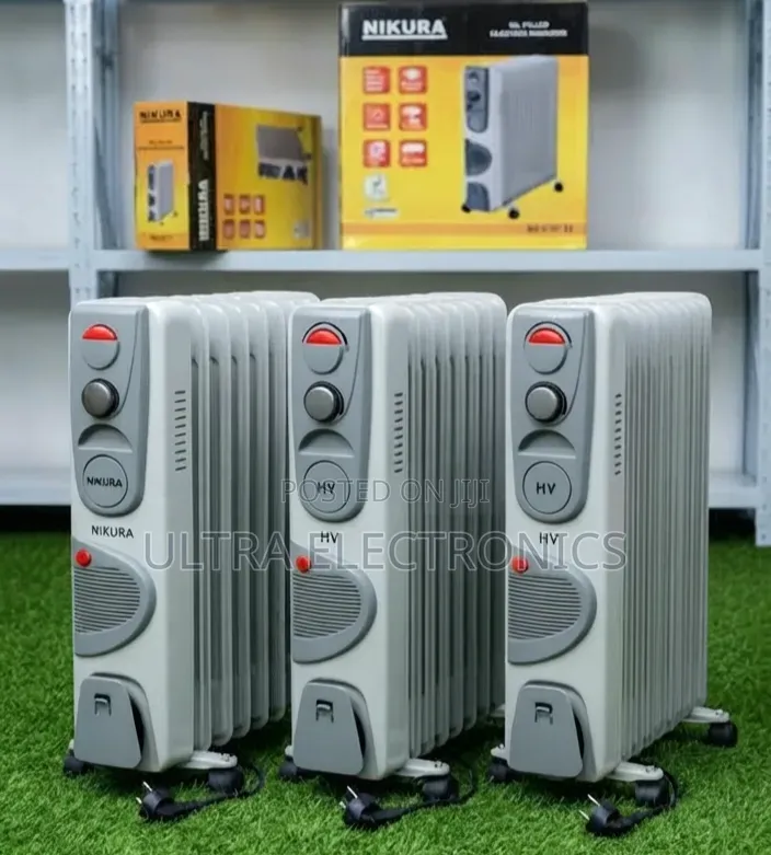 NIKURA Oil Filled Electric Radiator Heater 11 Fins – Powerful