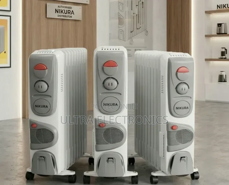 NIKURA Oil Filled Electric Radiator Heater 13 Fins –Room Heater