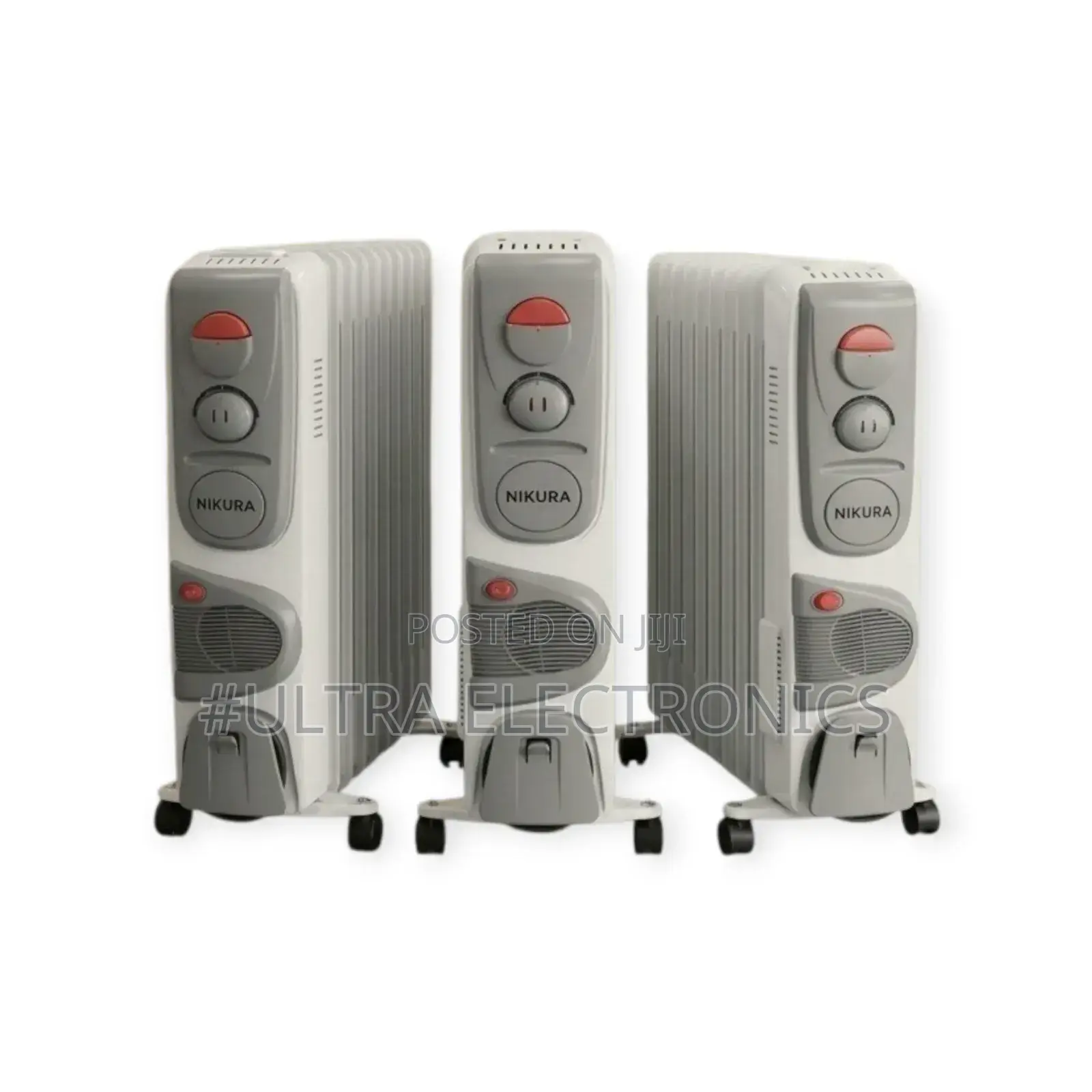 NIKURA Oil-Filled Radiator Heater። የተሰራው ከBuilt-in Turbo Fan ጋር ስለሆነ