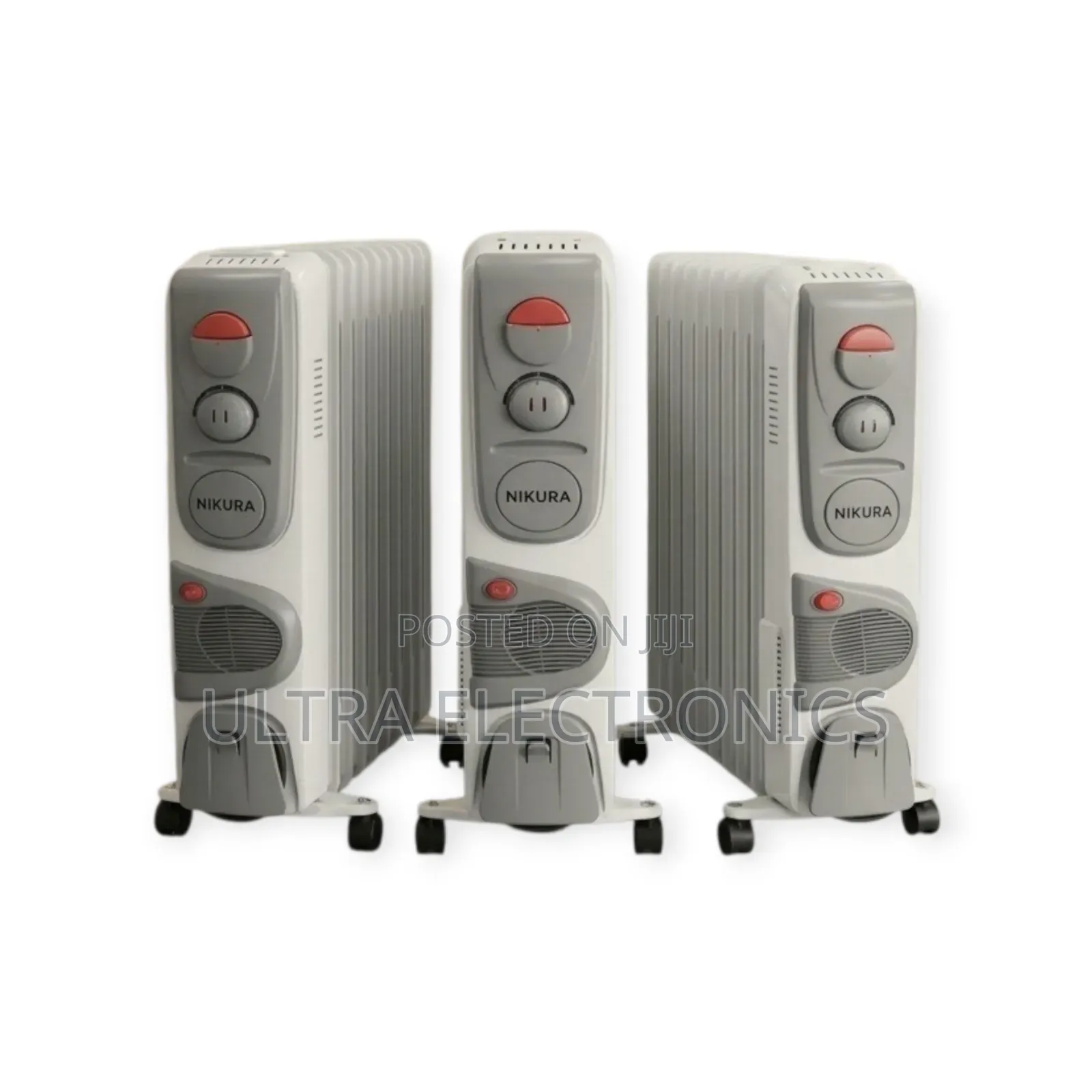 NIKURA Oil-Filled Radiator Heater። የተሰራው ከBuilt-in Turbo Fan ጋር ስለሆነ