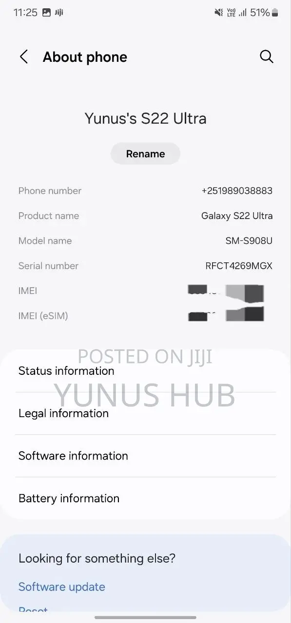 Samsung Galaxy S22 Ultra 256 GB Black