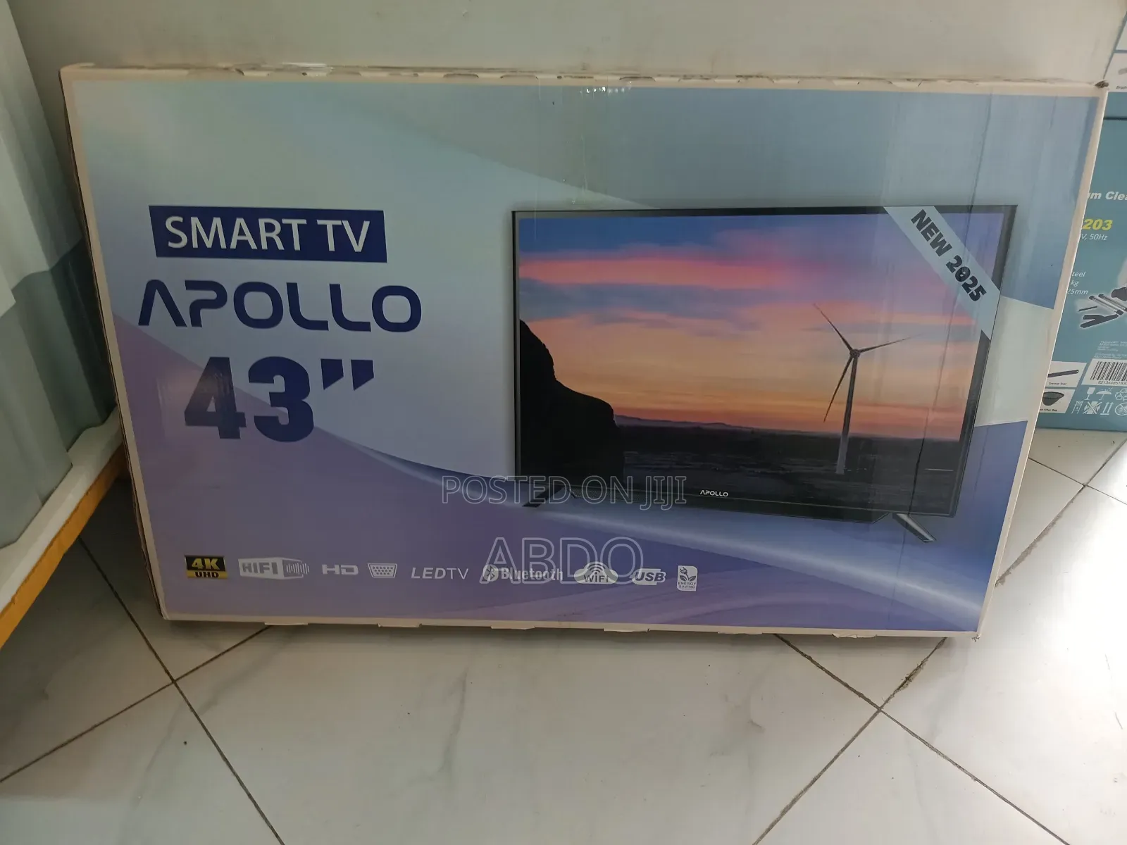 Apollo Smart Led TV 43 Inch Andraid Doubel Gelass 2026 Hifi Speaker