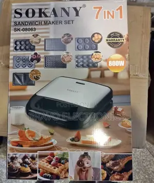 Sokany Waffle Maker 7 in 1 Multi Function