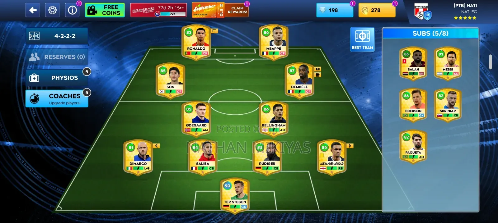 Dream League Soccer Account