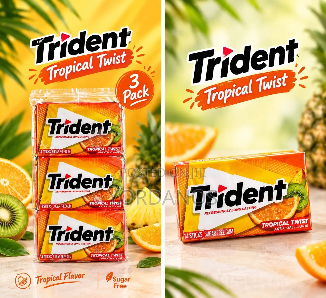 Trident Tropical Twist — 14 Sticks