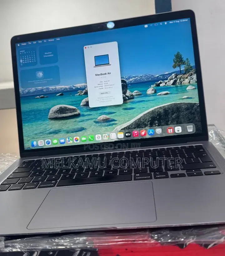 New Laptop Apple MacBook Air 2020 M1 8GB Apple M1 SSD 256GB