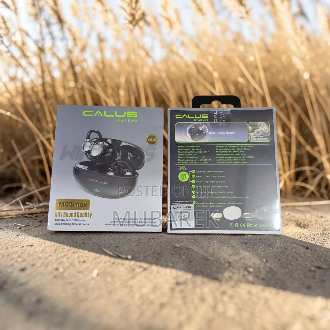 Calus M03max Earphones - ጥራት ያለው ገመድ አልባ ኤርፖድ