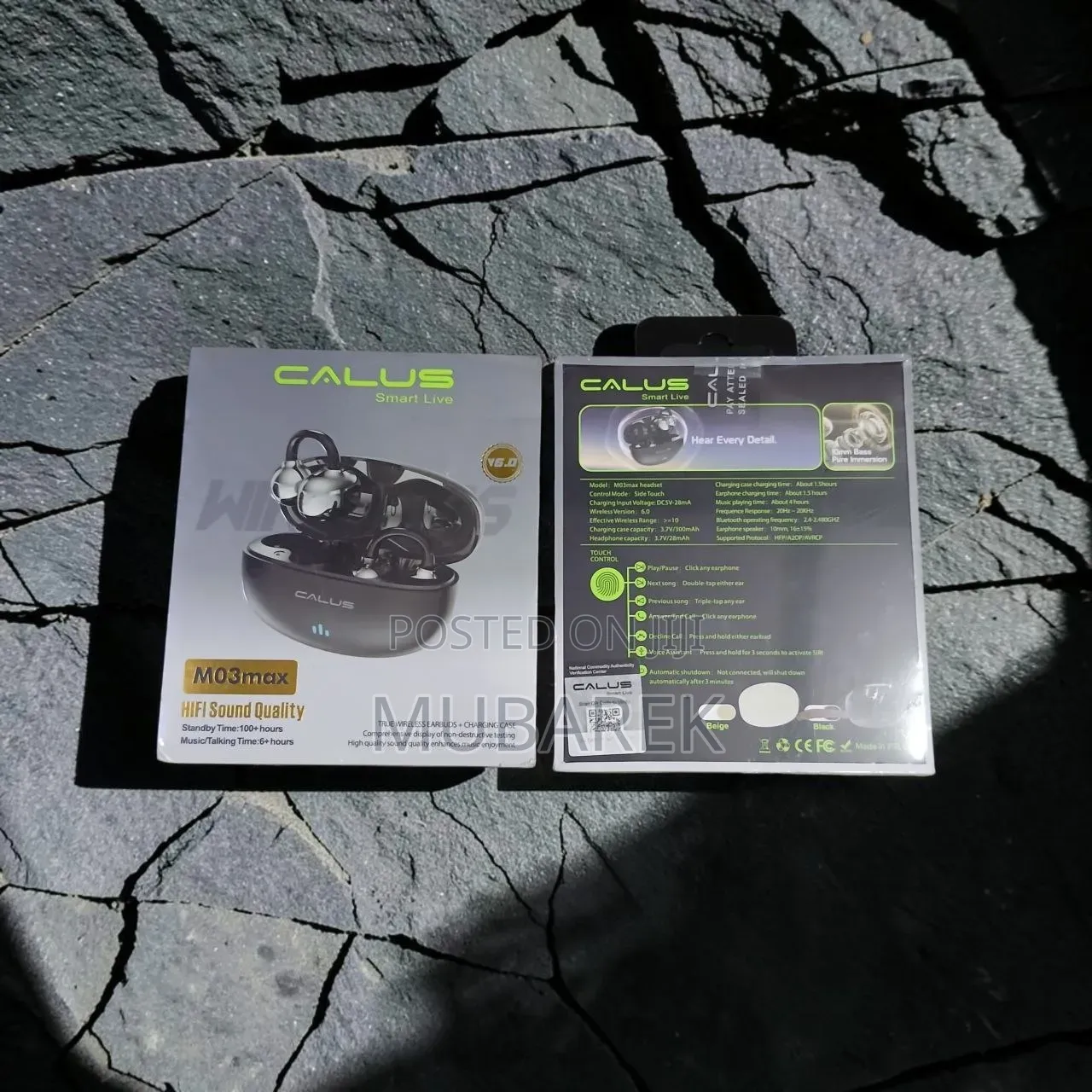 Calus M03max True Wireless Earbuds - የብሉቱዝ ኤርፖድ