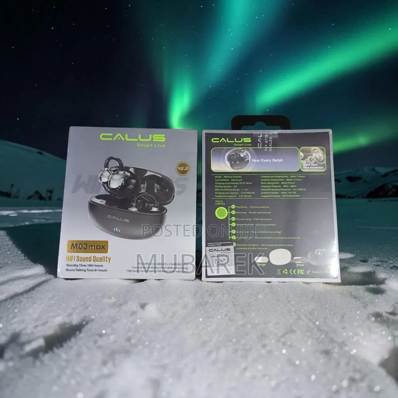 Calus M03max Wireless Earbuds - ምርጥ ድምፅ ያለው ኤርፖድ