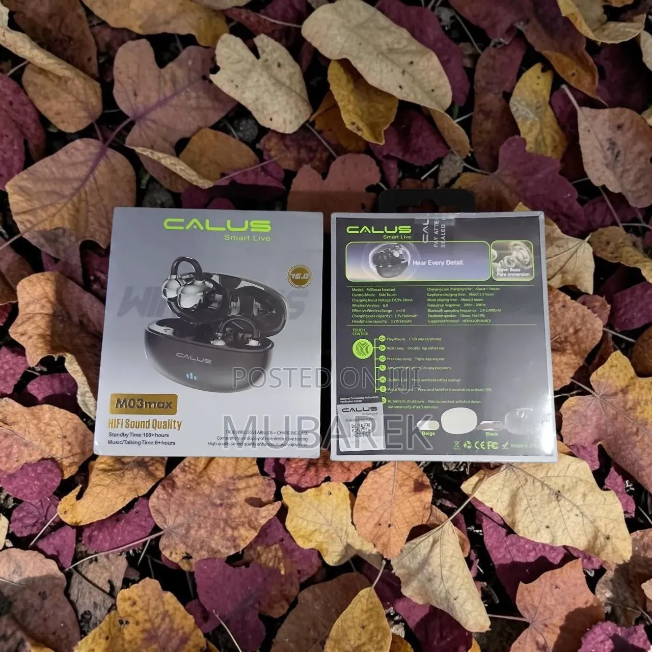 Calus M03max Wireless Earbuds - አቅሙ ከፍተኛ ኤርፖድ