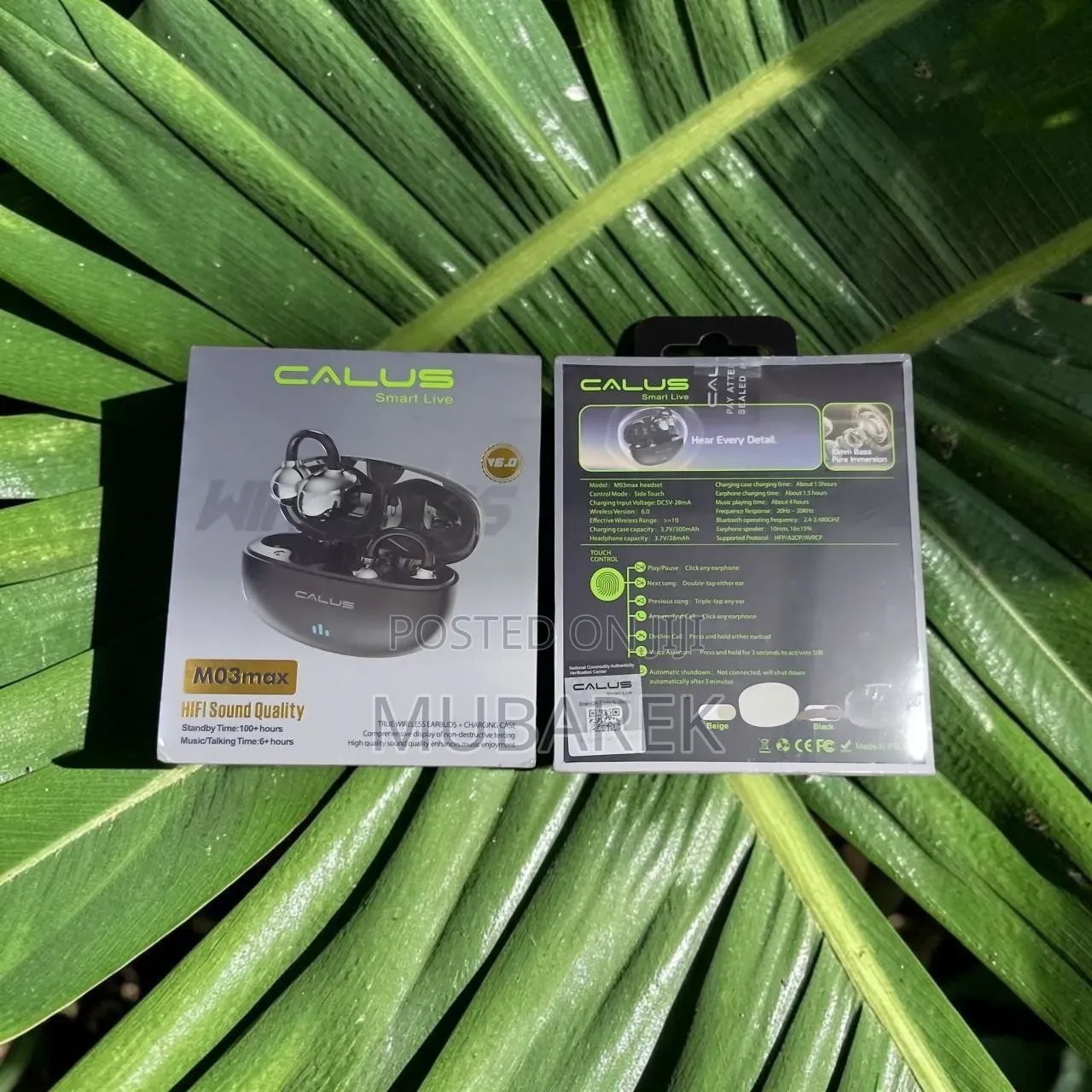 Calus M03max Wireless Earbuds - ኦሪጅናል የካለስ ኤርፖድ