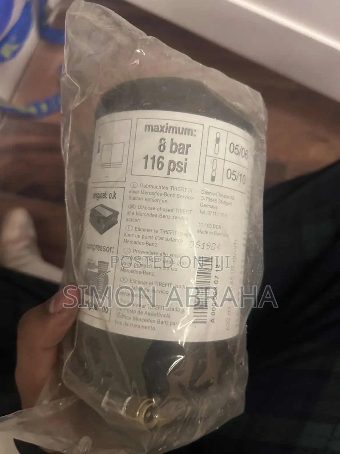 Mercedes Benz Tire Sealant