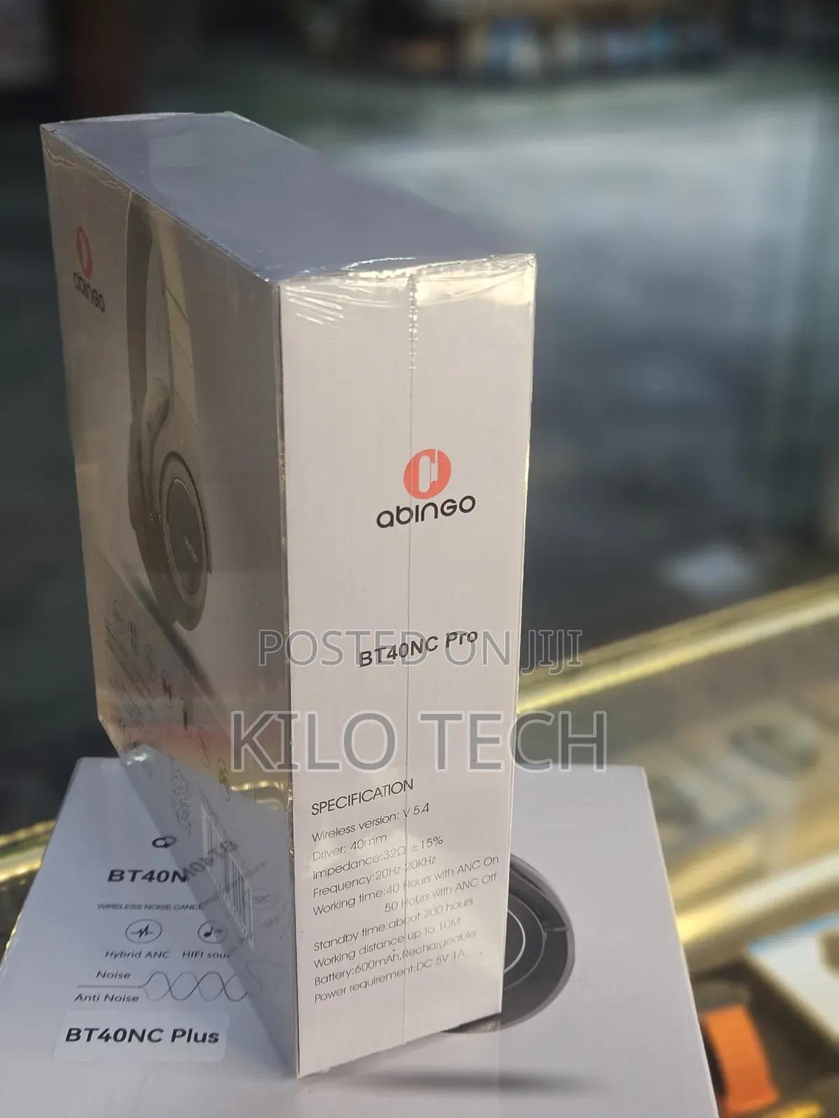 Abingo BT40NC Pro Wireless Hybrid ANC Headphones