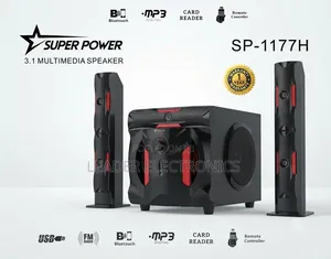 Super Power 3.1CH Multimedia Speaker System Home Theater – Powerful