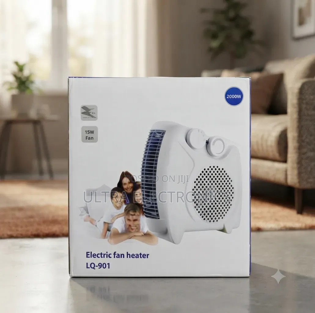 LQ-901 Electric Fan Heater – 2000W | Powerful Compact