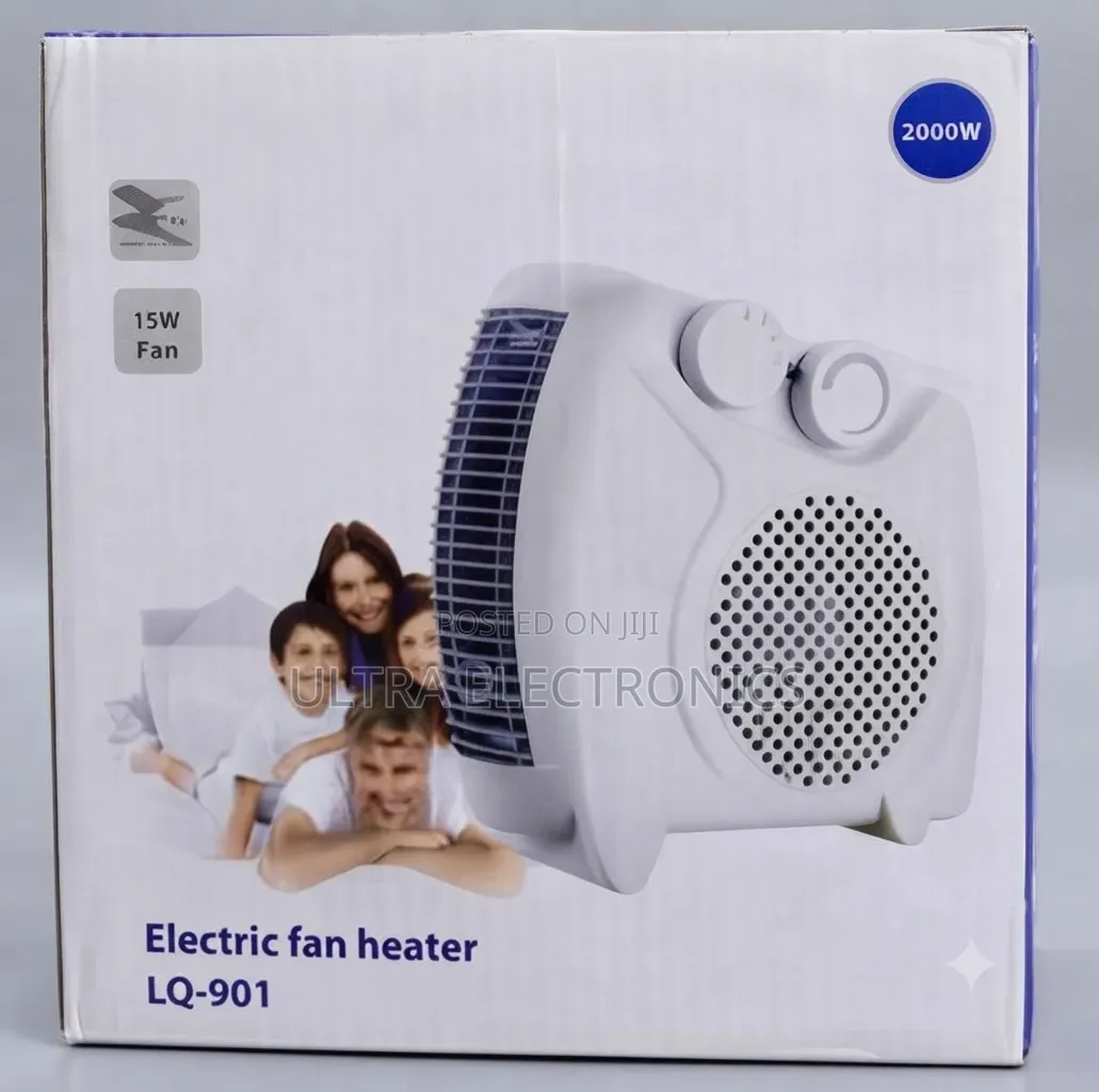 LQ-901 Electric Fan Heater – 2000W | Powerful Compact