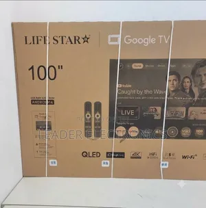 Lifestar TV 100" Smart Google TV – UHD QLED | Ultra-Large Screen