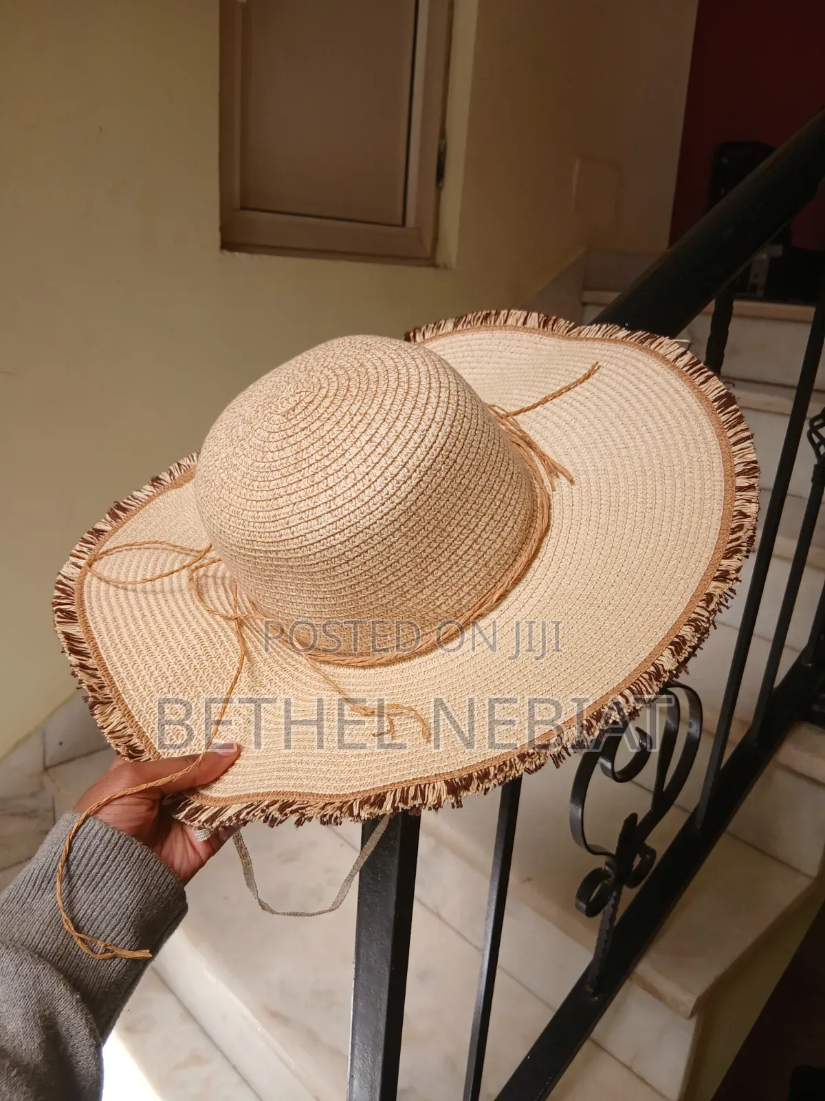 Wide Straw Sun Hat for Women