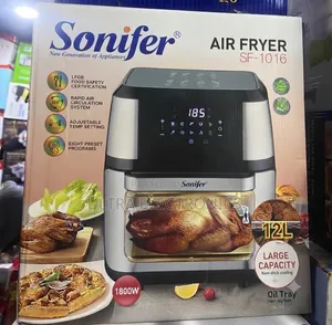 SONIFER 12L Air Fryer – 1800W | 8 Preset Programs