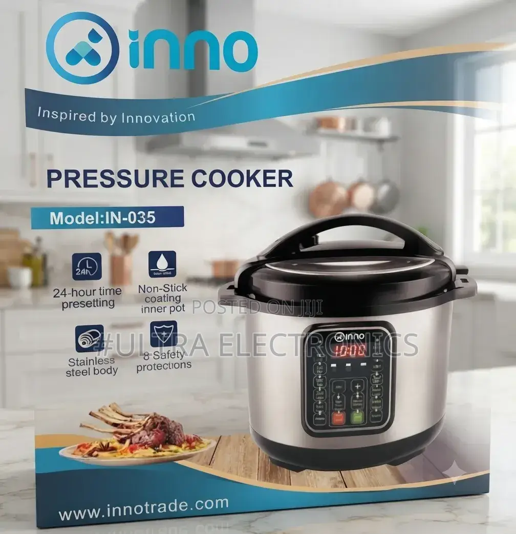 INNO IN-035 Pressure Cooker – 12L | 24-Hour Presetting