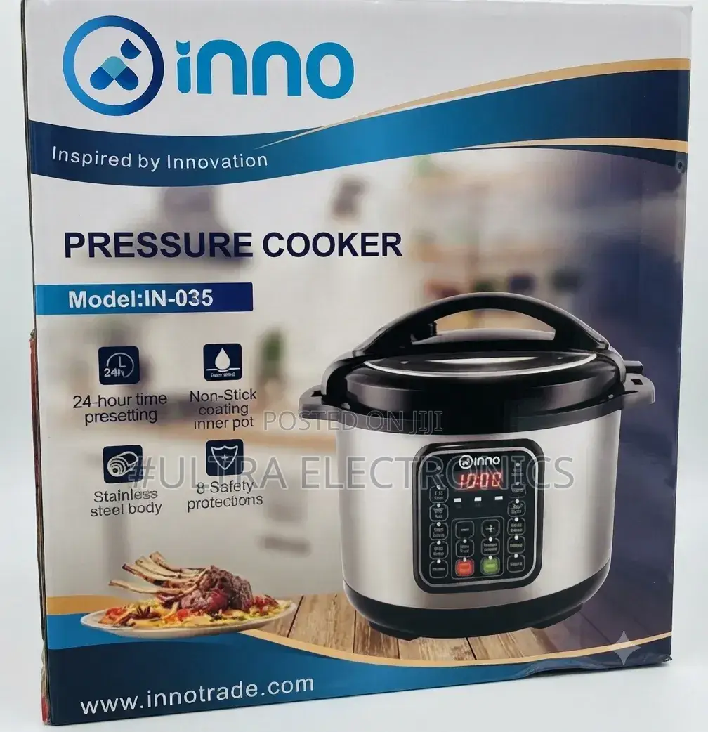 INNO IN-035 Pressure Cooker – 12L | 24-Hour Presetting