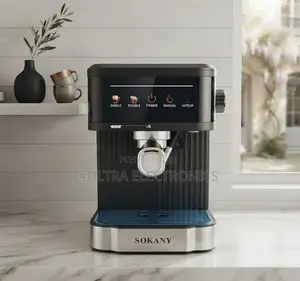SOKANY 850W Touch Espresso Machine – 20 Bar Enjoy Rich, Café-Style