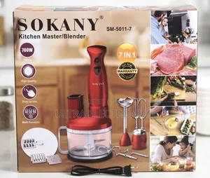 SOKANY SM-5011-7 Kitchen Master – 7-in-1 | 700W ብዙ የኩሽና ስራዎችን በአንድ