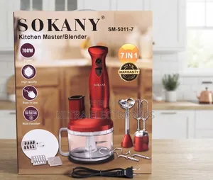 SOKANY SM-5011-7 Kitchen Master – 7-in-1 | 700W ብዙ የኩሽና ስራዎችን በአንድ
