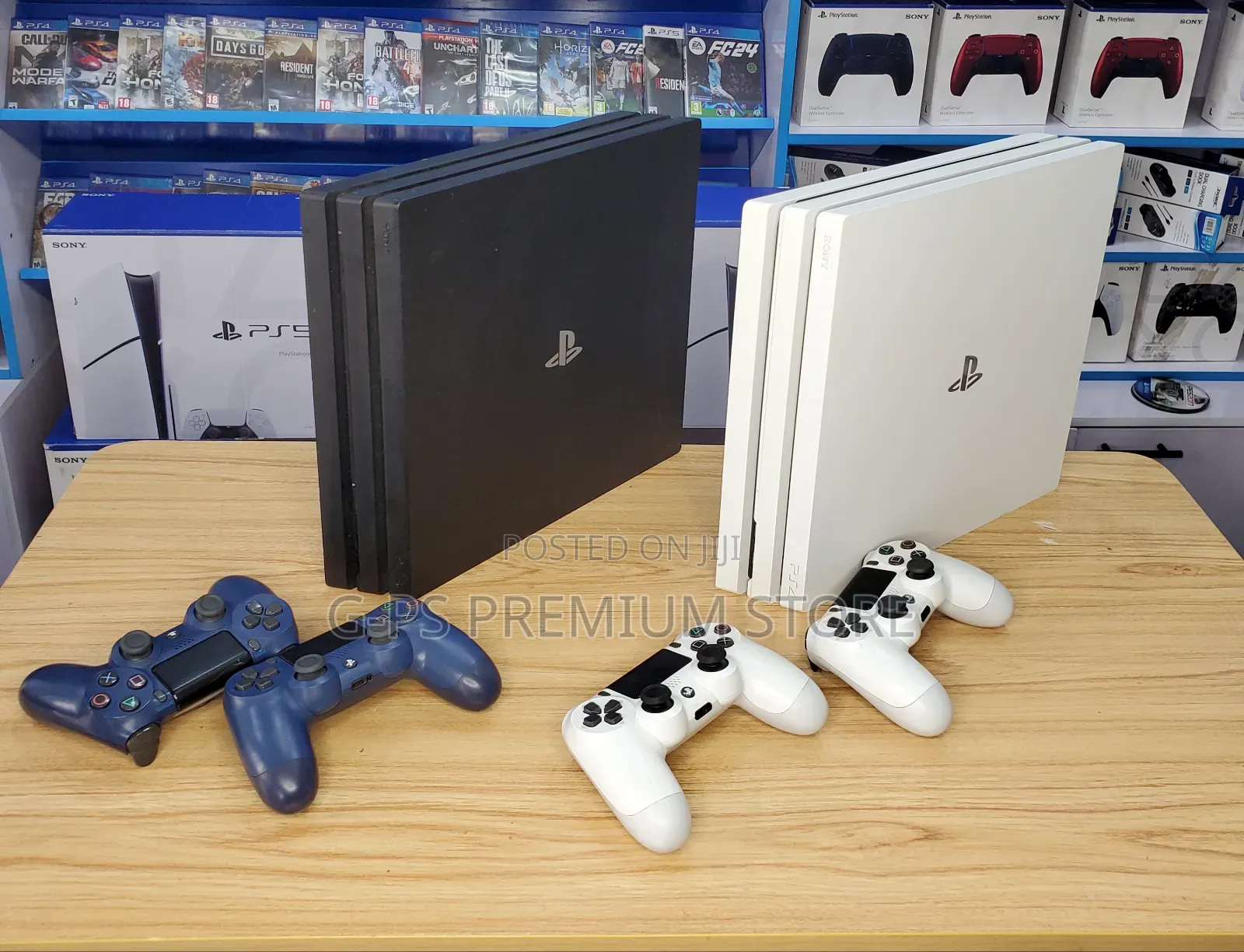 PS4 Pro (ከዱባይ የመጣ) ከ 6 ጌሞች ጋር - G-Ps STORE
