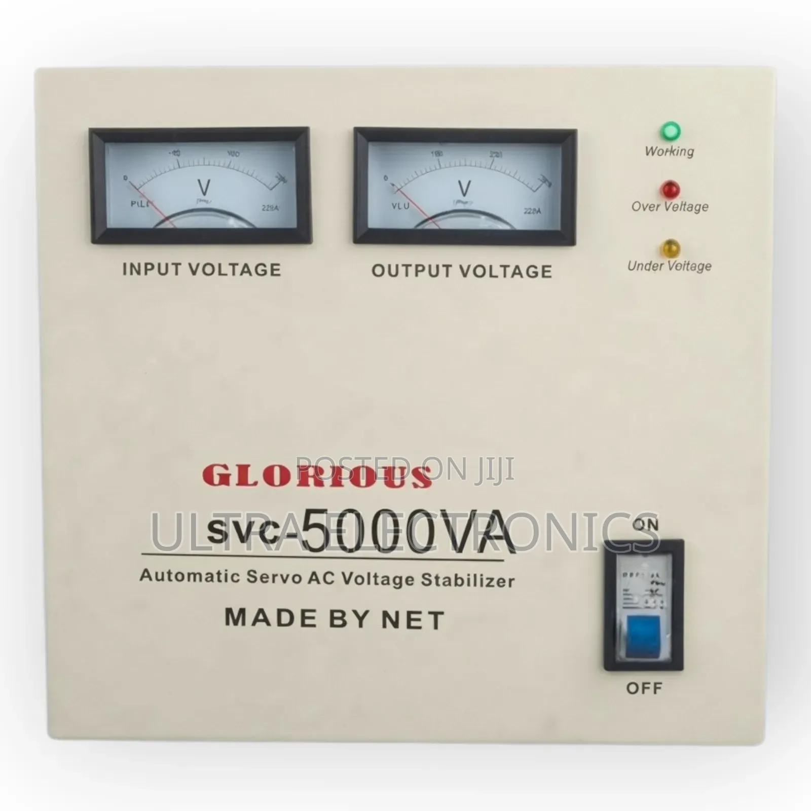 Glorious SVC-5000va Automatic Servo Voltage Stabilizer