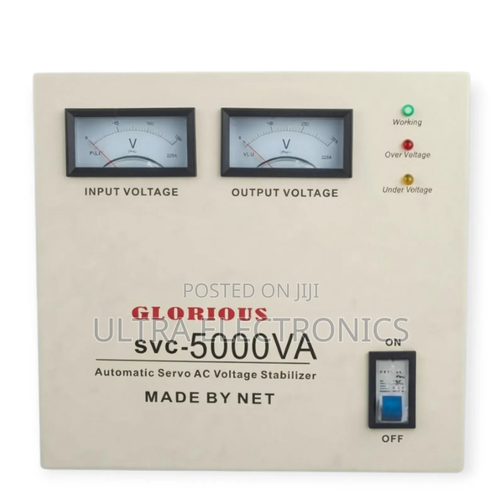 Glorious SVC-5000va Automatic Servo Voltage Stabilizer