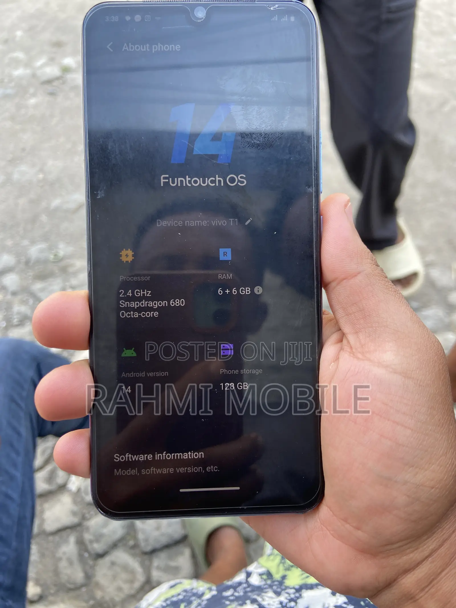 Vivo T1x (India) 128 GB Blue