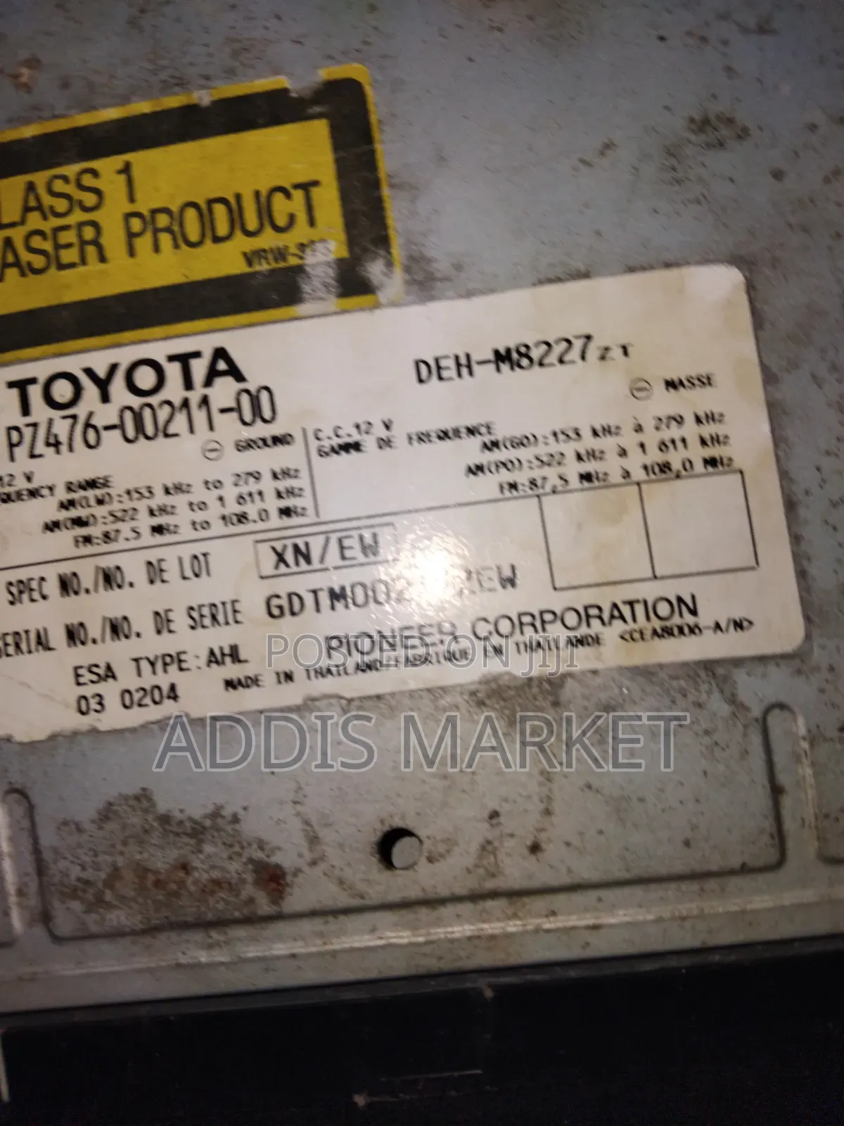 Toyota Oem Radio Reciver