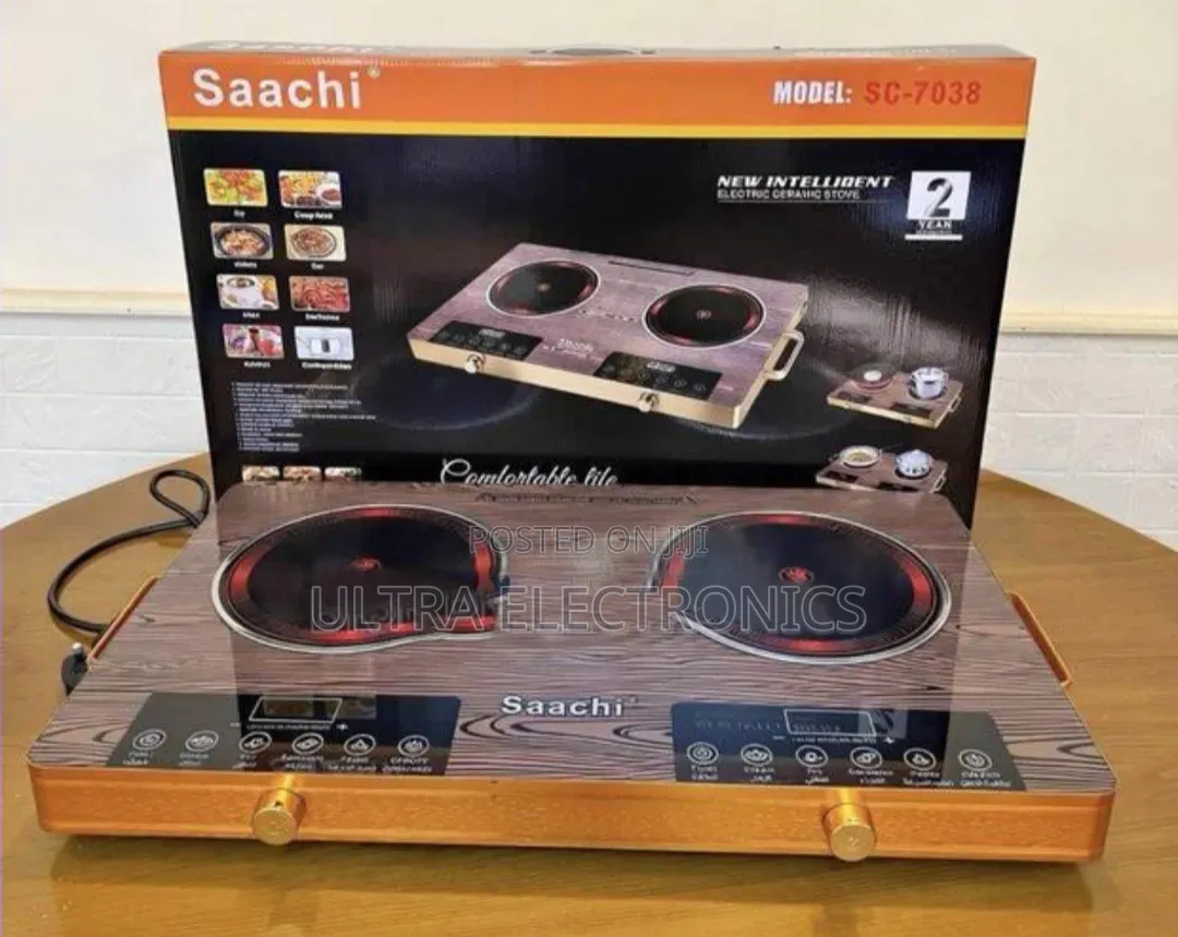 Saachi Ceramic Tech Electric Stove Modern Design • Fast Heating
