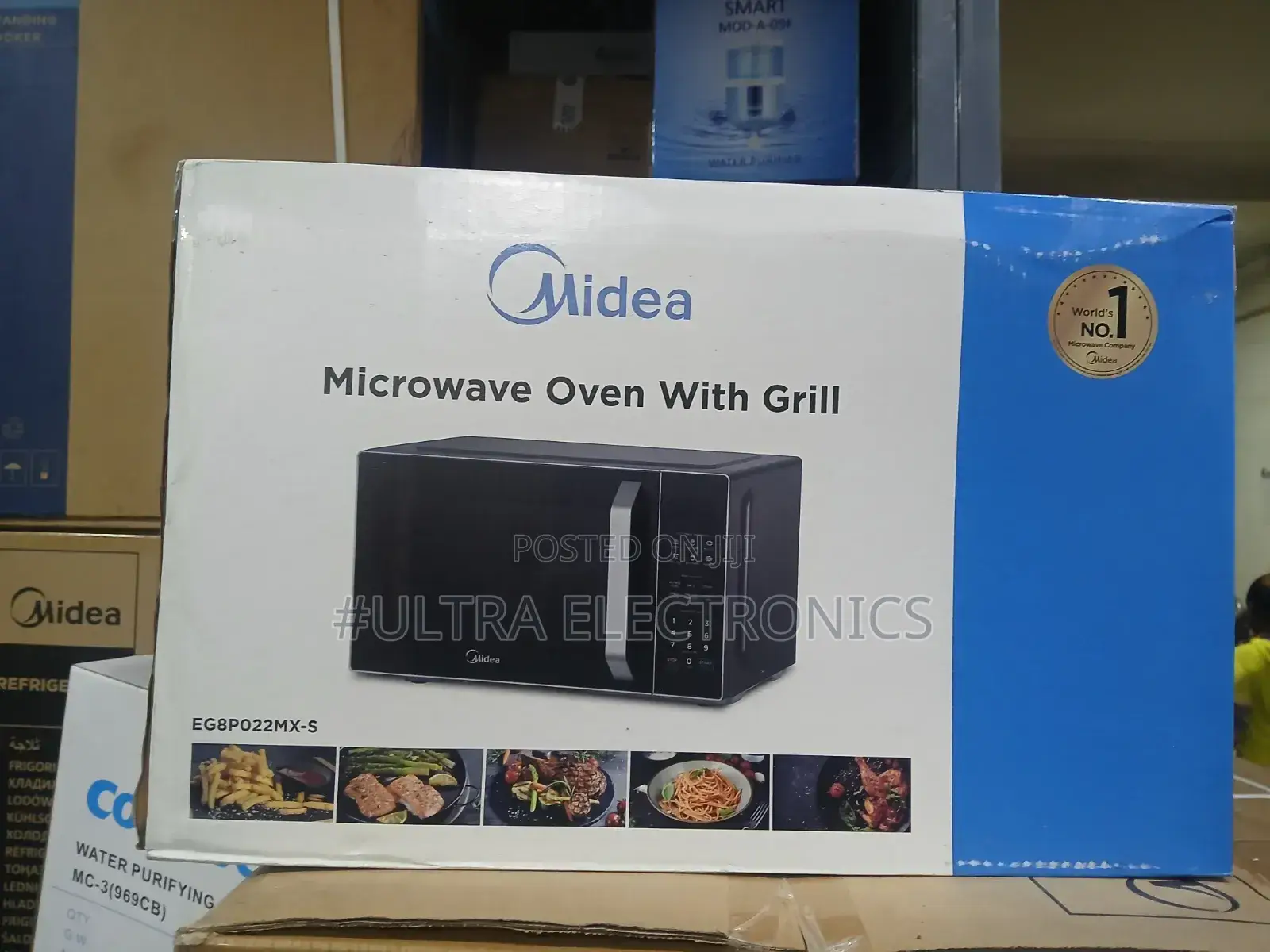 Midea Microwave Oven With Grill Midea Eg8p022mx-S Modern Cooking