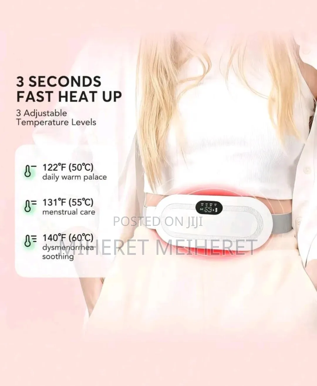 Teckwe Menstrual Heating Pad, Cycle Heating Pad for Cramps,Femal