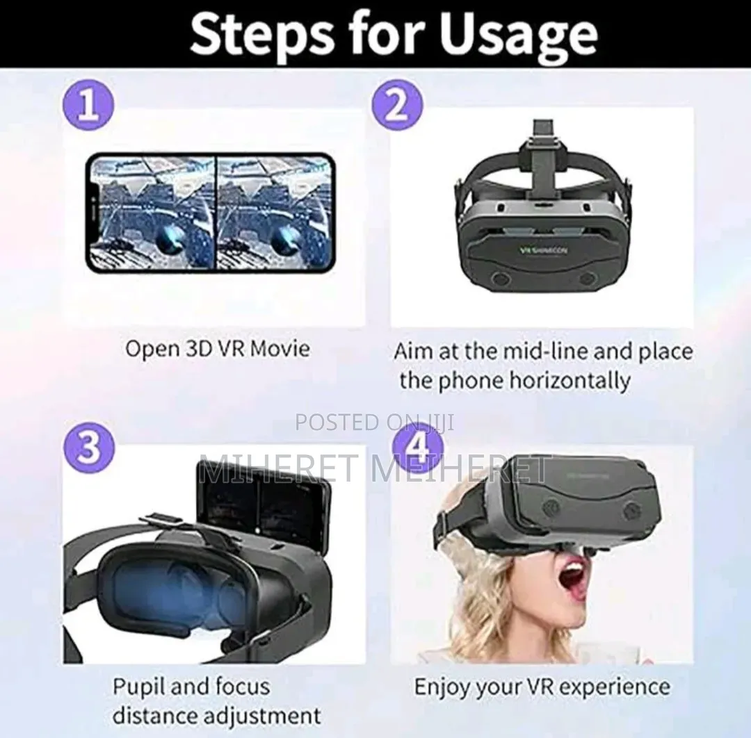 YIYI 3D VR Headset, Compatible With 4.7-7.2 Inch Display Smartphones