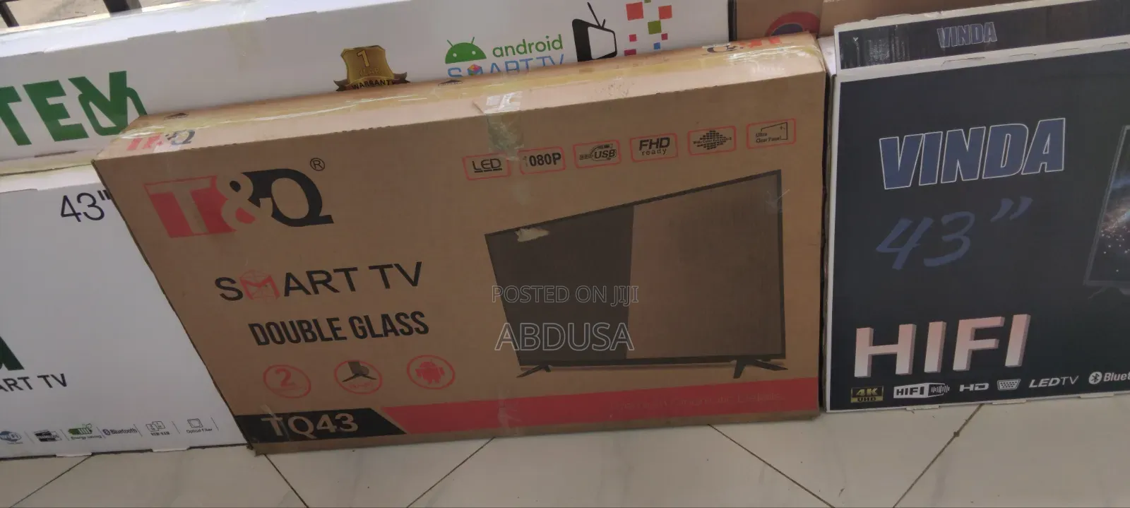 TV Smart 43inc መዝናኛዎን በሚያስደንቅ የ4K ጥራት ያሻሽሉ! ለፊልም ምሽቶች , ለስፖርት ጨዋታዎች