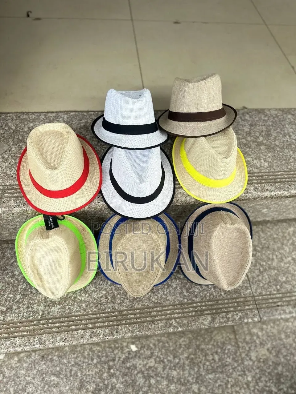 Short Brim Straw Fedoras