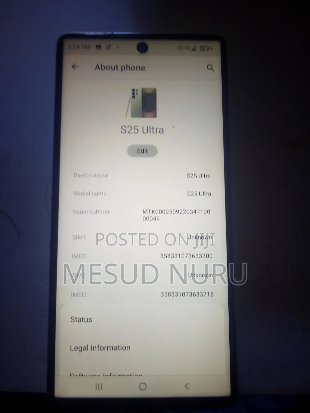 Samsung Galaxy S25 Ultra 1 TB Black
