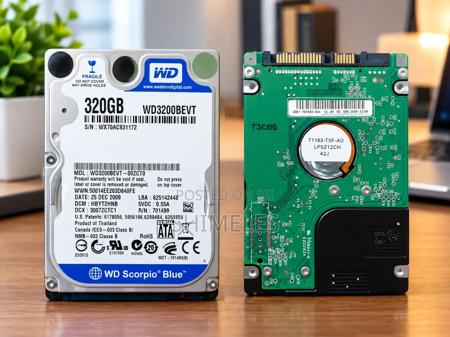 WD 320GB Laptop HDD for Sale
